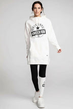 Hoodie Long Femme Original libera Col Croisé Molleton Doux Confort Ultime