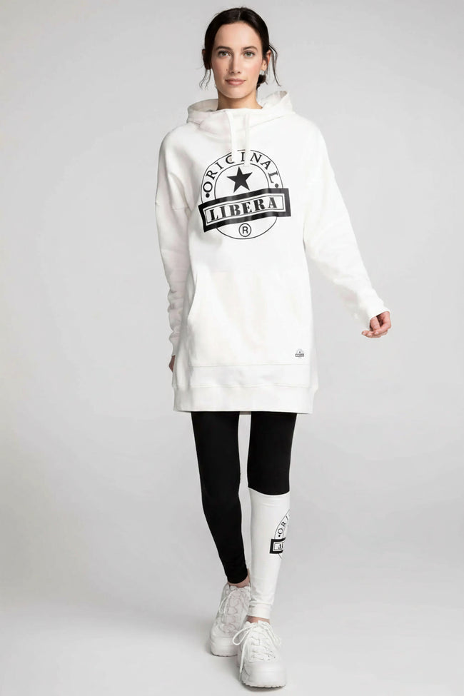 Hoodie Long Femme Original libera Col Croisé Molleton Doux Confort Ultime Hover Image