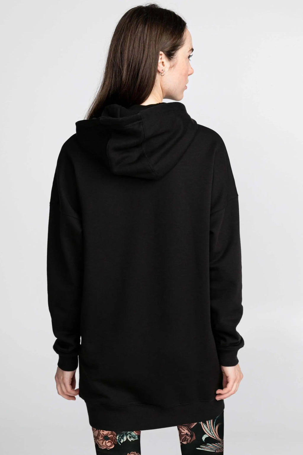 Hoodie Long Femme Original Au Coton Col Croisé Molleton Doux Confort Ultime